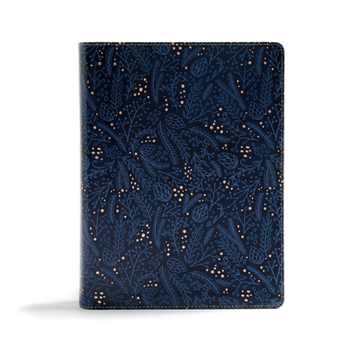 Imitation Leather CSB Study Bible, Navy Leathertouch: Faithful and True Book