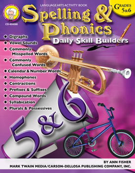 Paperback Spelling & Phonics, Grades 5 - 6: Volume 6 Book
