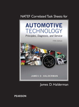 Paperback Natef Correlated Task Sheets for Automotive Technology Book