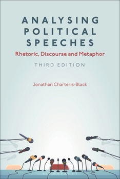 Hardcover Analysing Political Speeches: Rhetoric, Discourse and Metaphor Book