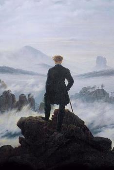 Paperback Journal: The Wanderer Above The Sea Of Fog by Caspar Friedrich: 140 Page 6x9 Notebook Journal Diary Book