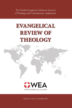 Paperback Evangelical Review of Theology, Volume 45, Number 4, November 2021 Book