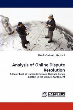 Paperback Analysis of Online Dispute Resolution Book