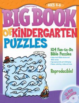 Paperback Big Book of Kindergarten Puzzles Book