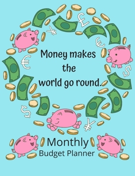 Paperback Monthly Budget Planner: Inspirational Quote, Monthly Bill Planner and Organizer, Weekly Expense Tracker, Planning, Savings, Bills. Notebook - Book