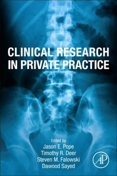 Paperback Clinical Research in Private Practice Book
