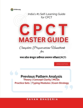 Paperback Cpct Master Guide: Complete Preparation Handbook [Hindi] Book