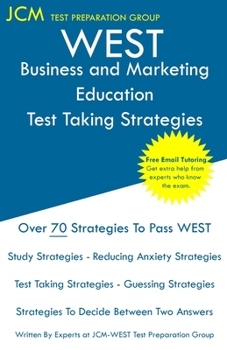 Paperback WEST Business and Marketing Education - Test Taking Strategies Book