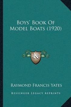 Paperback Boys' Book Of Model Boats (1920) Book