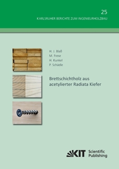 Paperback Brettschichtholz aus acetylierter Radiata Kiefer [German] Book