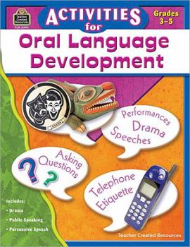 Paperback Activities for Oral Language Development Book