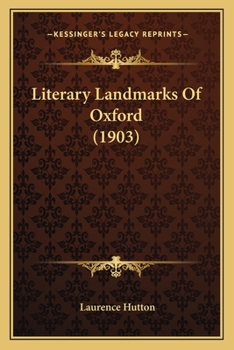 Paperback Literary Landmarks Of Oxford (1903) Book