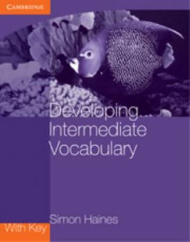 Paperback Developing Intermediate Vocabulary with Key Book