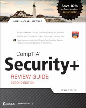 Paperback CompTIA Security+ Review Guide: Exam SY0-301 [With CDROM] Book