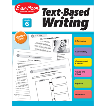 Paperback Text Based Writing, Grade 6 Book