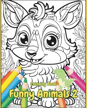 Paperback Coloring Book - Funny Animals 2 Book