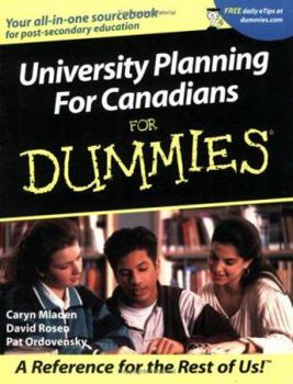 Paperback University Planning for Canadians for Dummies Book