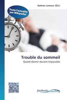 Paperback Trouble du sommeil [French] Book