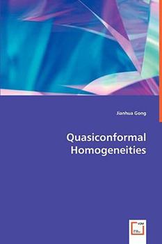 Paperback Quasiconformal Homogeneitis Book