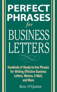 Paperback Perfect Phrases for Business Letters Book