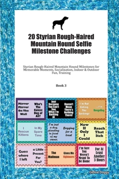 Paperback 20 Styrian Rough-Haired Mountain Hound Selfie Milestone Challenges: Styrian Rough-Haired Mountain Hound Milestones for Memorable Moments, Socializatio Book