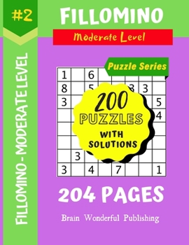 Paperback Fillomino Puzzle Series: 200 Brain Teasers Puzzle Book Collection [Large Print] Book