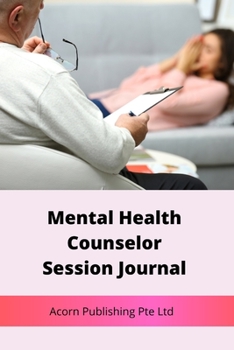 Paperback Mental Health Therapist Session Journal Book