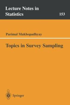 Paperback Topics in Survey Sampling Book