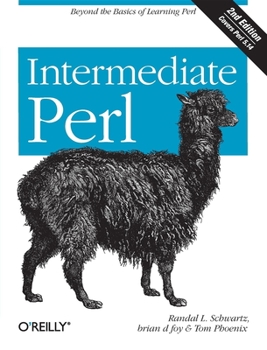 Paperback Intermediate Perl: Beyond the Basics of Learning Perl Book