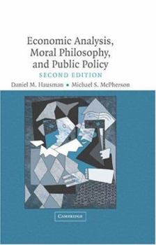 Paperback Economic Analysis, Moral Philosophy and Public Policy Book