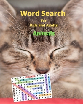 Paperback Word Search: Animals Book