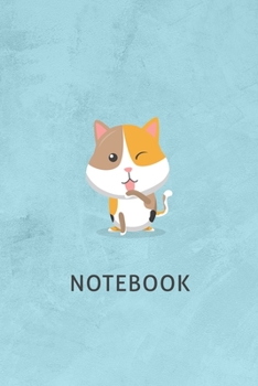 Paperback Cute Cat Animal Notebook Birthday Gift: Lined Notebook / Journal Gift, 120 Pages, 6x9, Soft Cover, Matte Finish Book