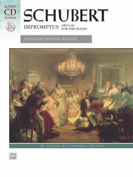 Paperback Schubert -- Impromptus, Op. 90: Book & CD [With CD (Audio)] Book