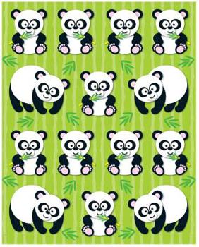 Office Product Pandas Shape Stickers Book