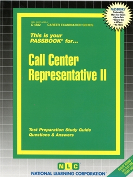 Spiral-bound Call Center Representative II Book