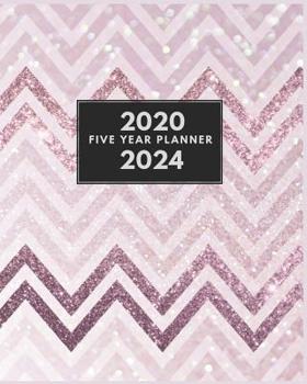 Paperback Five Year Planner 2020-2024: 60 Months Planner and Calendar, Monthly Calendar Planner, Journal, Notebook, 5 year 2020-2024 Monthly Planner Business Book