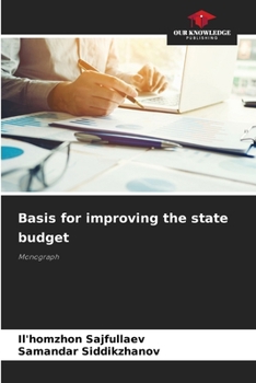 Paperback Basis for improving the state budget Book