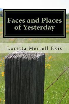 Paperback Faces and Places of Yesterday Book