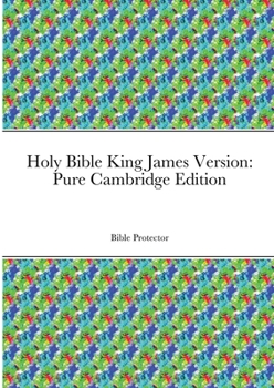 Paperback Holy Bible King James Version: Pure Cambridge Edition Book