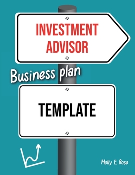 Paperback Investment Advisor Business Plan Template Book