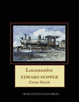 Paperback Locomotive: Edward Hopper Cross Stitch Pattern [Large Print] Book
