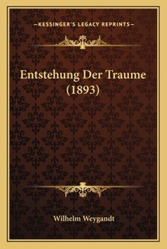 Paperback Entstehung Der Traume (1893) [French] Book