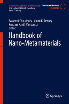 Hardcover Handbook of Nano-Metamaterials Book