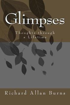 Paperback Glimpses: Thoughts Through a Lifetime Book