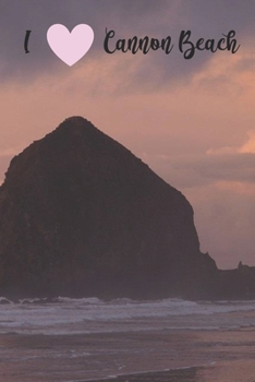 Paperback I: 100-page blank lined journal with a stunning photo of Haystack Rock in Cannon Beach, OR Book