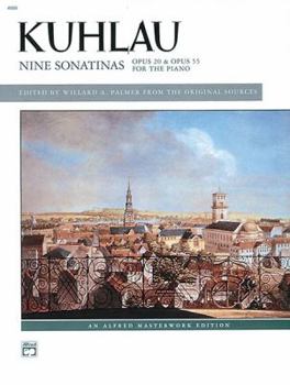 Paperback Kuhlau: Nine Sonatinas: Opus 20 & Opus 55 for the Piano Book