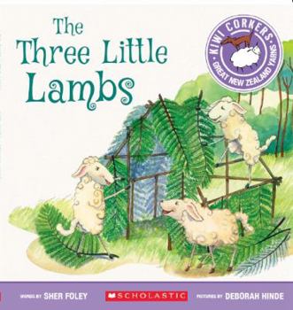 Paperback Kiwi Corkers: Three Little Lambs Book