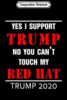 Composition Notebook: Trump 45 squared Betsy Ross Stars Presidential Reelection Journal/Notebook Blank Lined Ruled 6x9 100 Pages