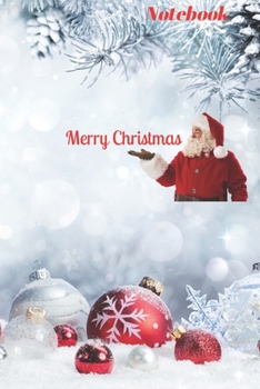 Notebook: Lined Notebook Journal, 120 pages, (6 x 9 inches), Merry Christmas