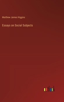 Hardcover Essays on Social Subjects Book